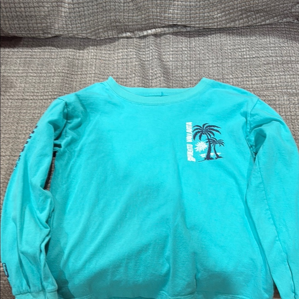 Kids Teal Long Sleeve Shirt